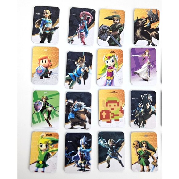 PEIFAM 26 Pack Collectible Mini Game Cards for Switch/Switch Wii U Zelda W/Case - Picture 2 of 5